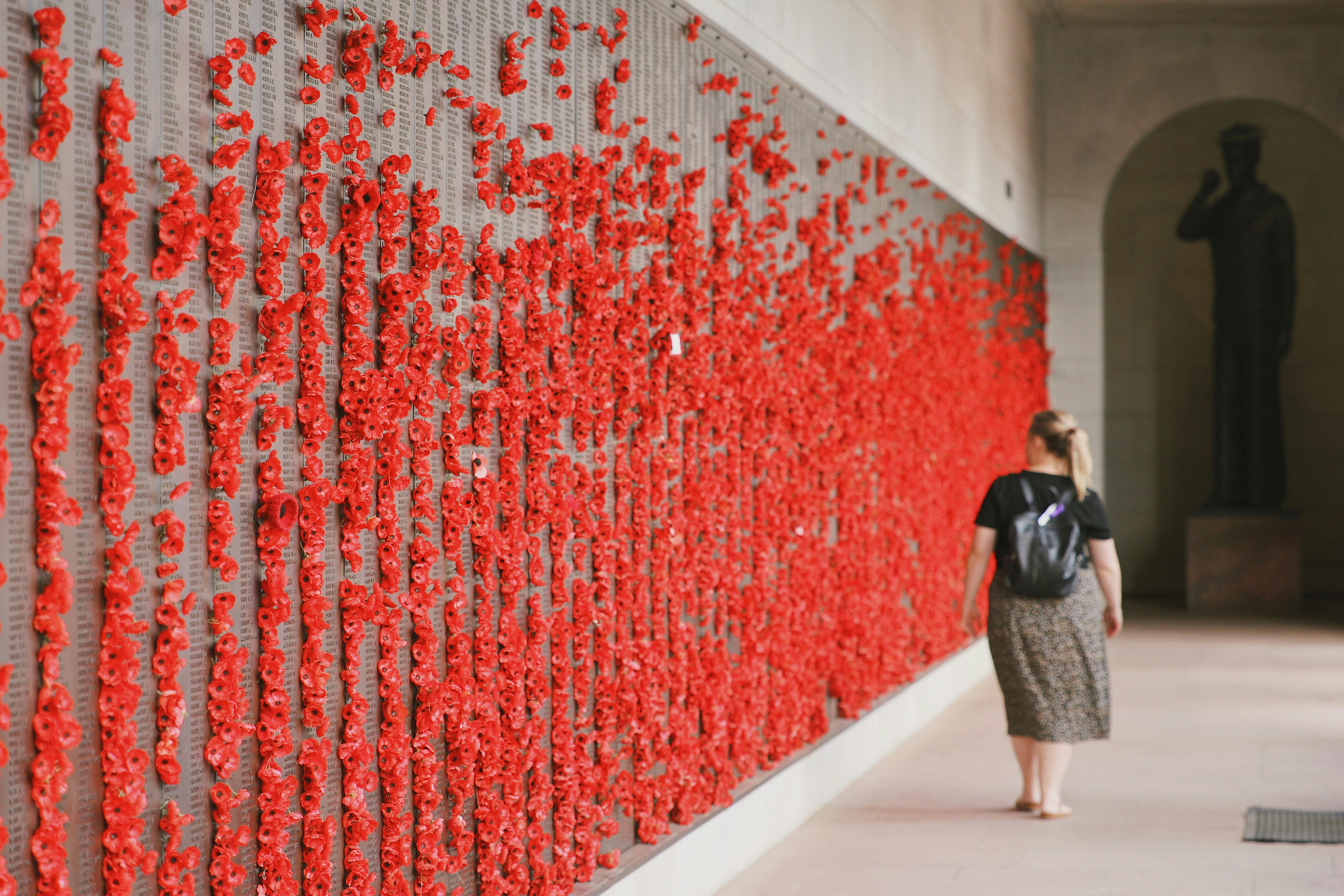 CC-0. https://unsplash.com/photos/a-person-looking-at-a-wall-of-red-and-white-lights-ICUNsTtLOIc