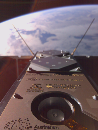 The first image taken by the SpIRIT selfie camera