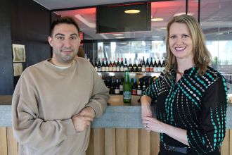 Stefano Zaccagnini and Professor Jacqueline Bowden