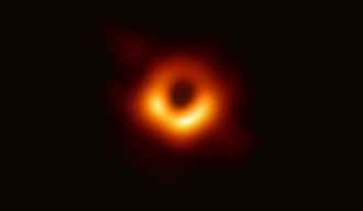 First image ever taken of a black hole