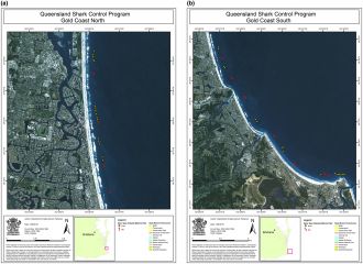 Shark control equipment distribution on the Gold Coast