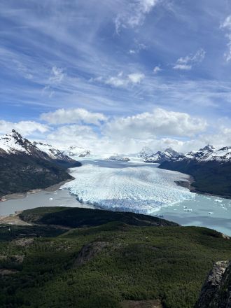 Glaciar Perito Moreno as seen from below Cerro Buenos Aires