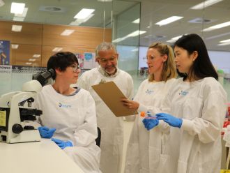 Authors of the paper at the Doherty Institute