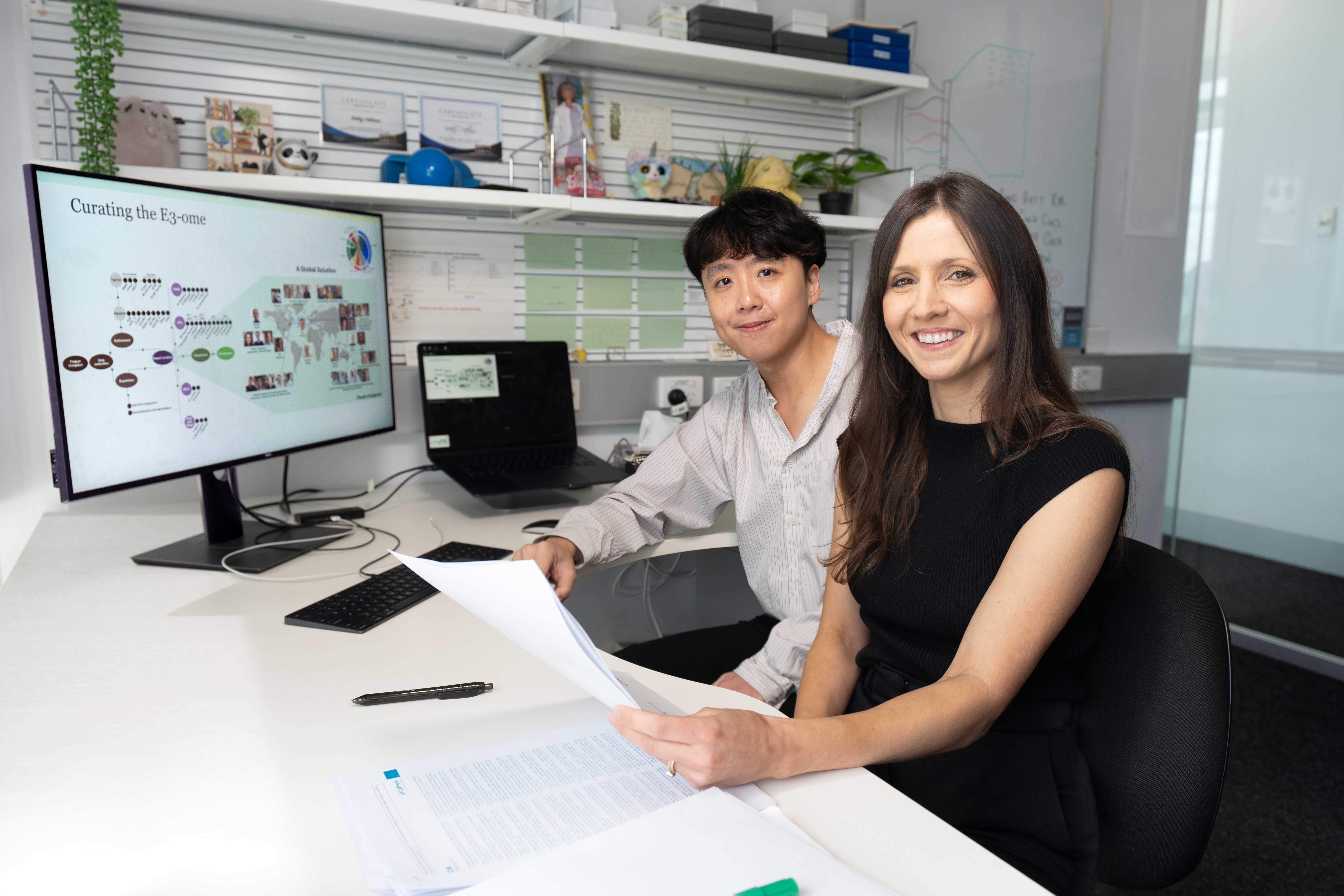 Dr Ngee Kiat (Jake) Chua and Dr Rebecca Feltham spearheaded the global study that has resolved nearly two decades of inconsistencies in their research field.