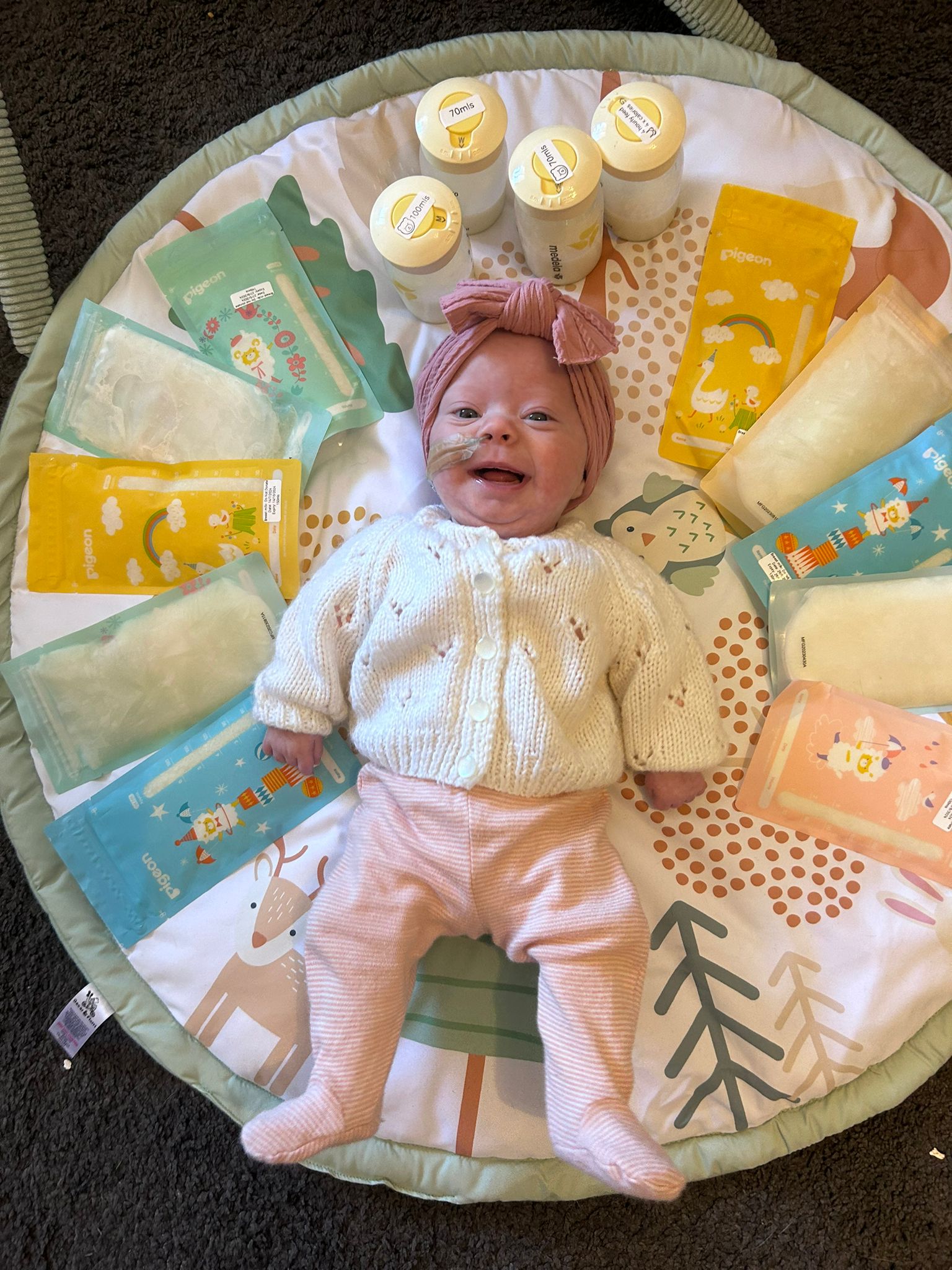 Baby Sarah Oliver milk recipient - Australian Red Cross Lifeblood 