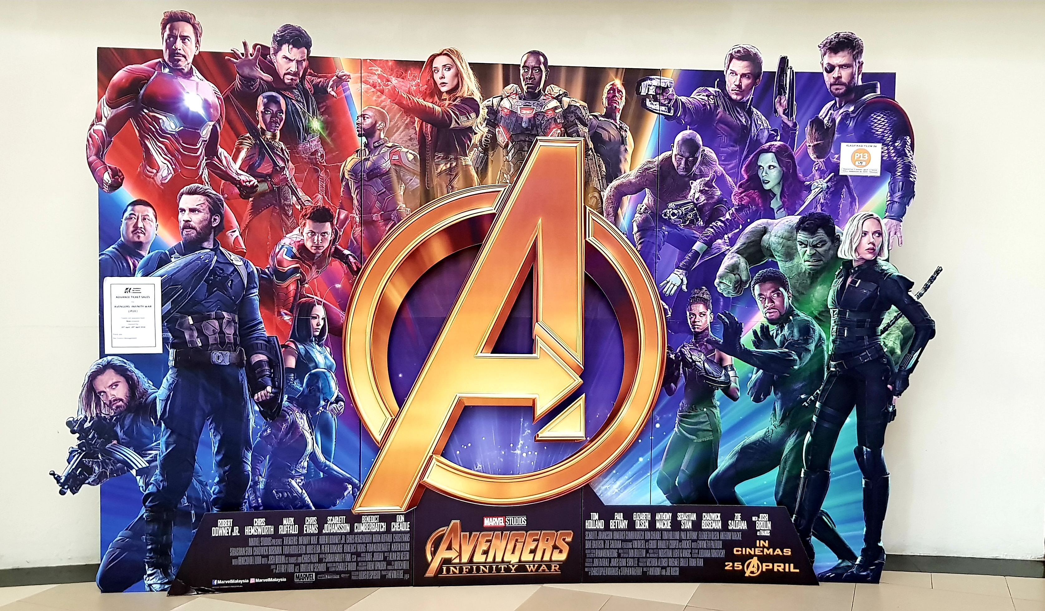 Avengers Movie Display, courtesy Shutterstock