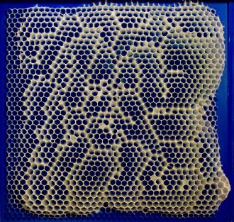 Pattern used when the bees are provided