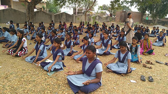 Study tends to downplay yoga's effectiveness in enhancing vascular health. Credit: https://commons.wikimedia.org/w/index.php?search=yoga&title=Special%3AMediaSearch&type=image