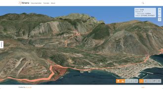 The Roman roads through mountain passes leading to Delphi