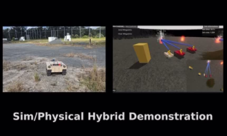 Fighting fires could be done remotely without the need to place firefighting crews directly in potentially dangerous situations by using collaborative teams of artificial intelligence-powered robots with extinguishing equipment on board, with an initial soft trial of the technology proving successful.