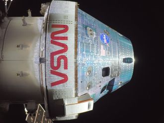 Orion Snaps a Selfie During External Inspection 