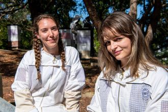 Study co-authors Zoe Smeele (left) & Rose McGruddy (right)
