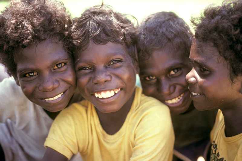 Happy Aboriginal kids_credit Ludo Kuipers 1986