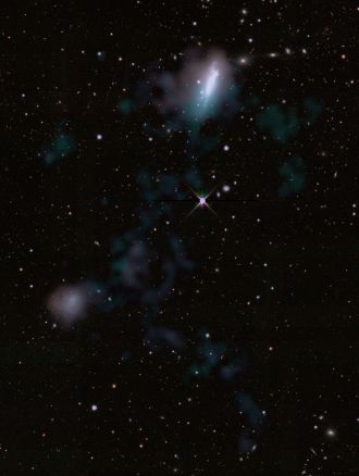 Galaxies optical and radio