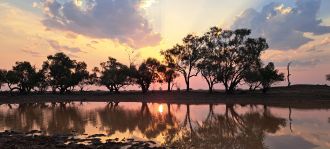 Landcsape of the area