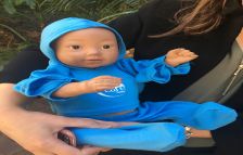 A virtual baby identical to those used in the study