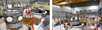 Lowering component of nuclear reactor