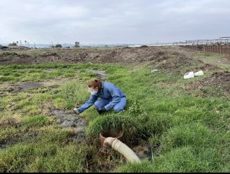 Sampling the waste streams