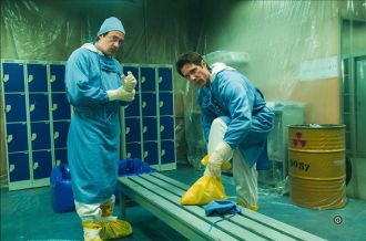 A scene from the Netflix series, Radioactive Emergency 