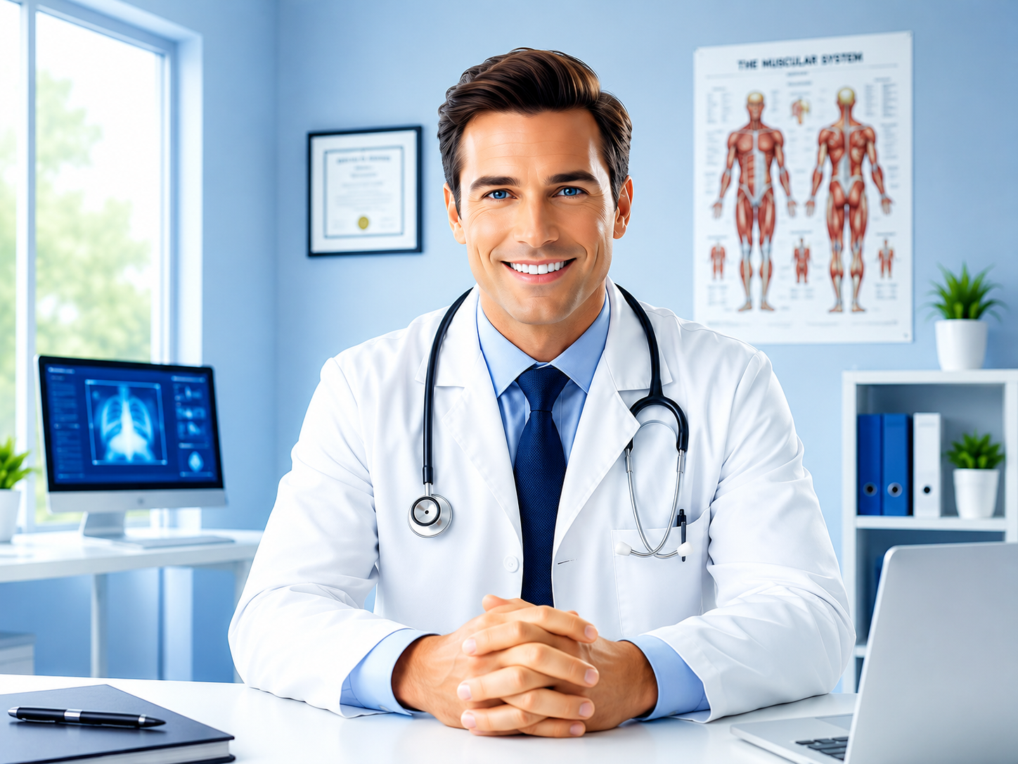 AI generated doctor, ChatGPT, CC:0