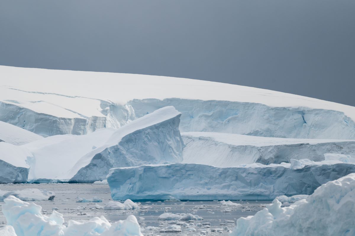 Antarctic ice and icebergs. Credit: Madison Farrant *Photo for use with this story only