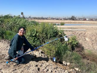 Sampling manure lagoons