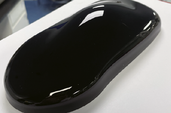 Car model with ultra-black coating. Credit: Liu et al. / Cell Press