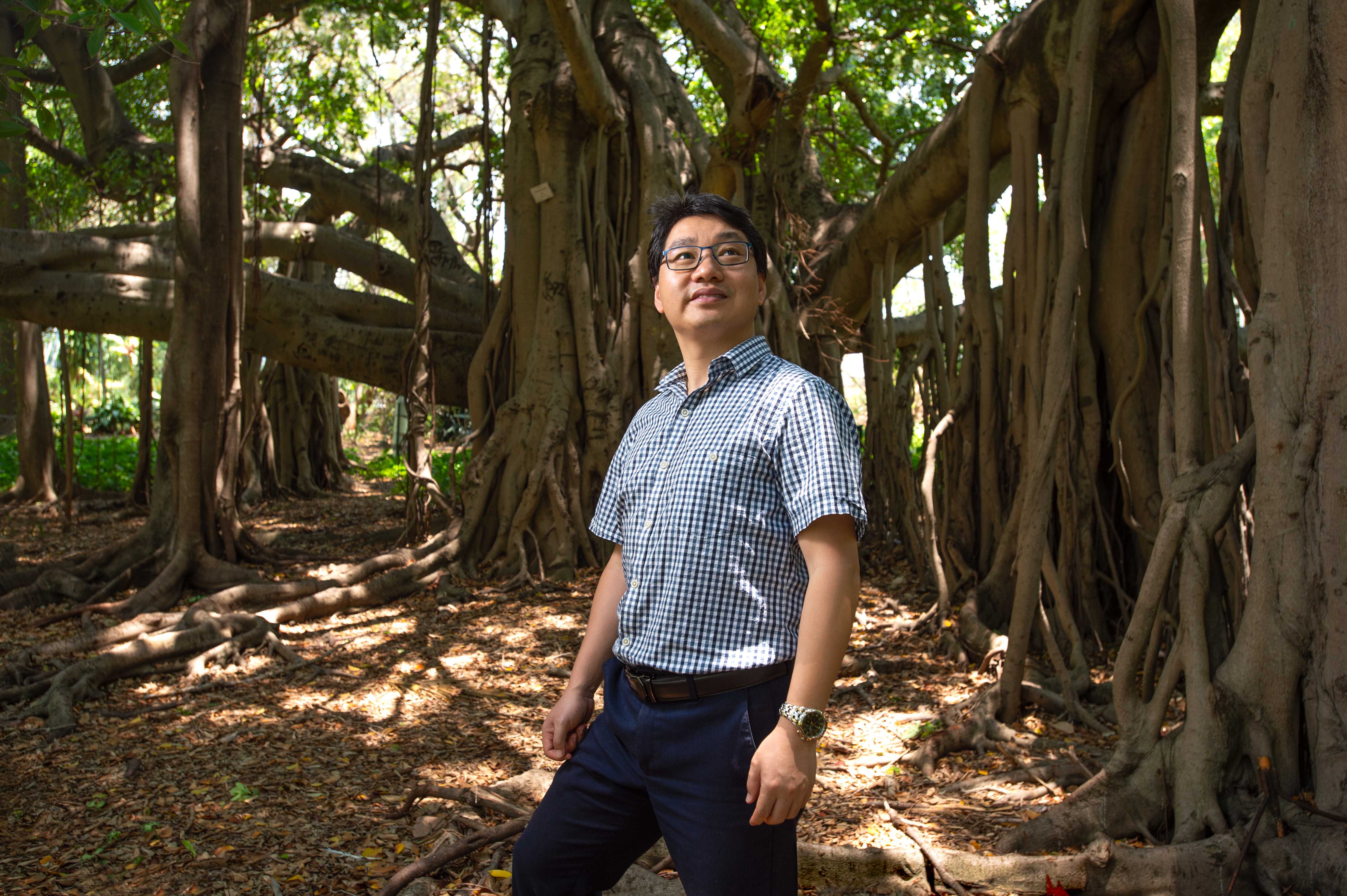 Associate Professor Ziqi Sun finds inspiration in nature. Credit: QUT