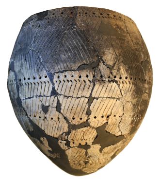Example of Mesolithic pottery vessel analysed in this study