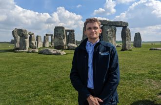 Dr Anthony Clarke at Stonehenge