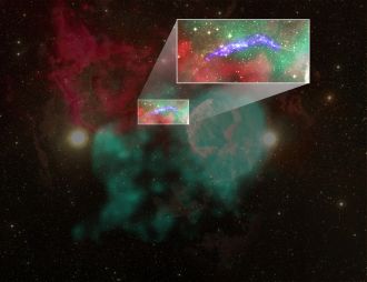 Composite multiwavelength view of the IC 443 region - 2