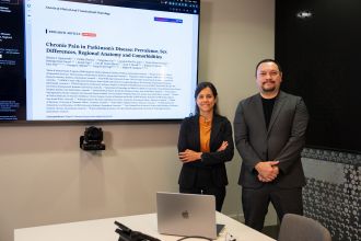 Dr Natalia Ogonowski & Assoc Prof Miguel Renteria from QIMR Berghofer
