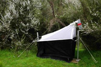 Malaise trap in the field