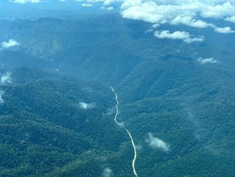 Lowland River valley in the Leuser Ecosystem