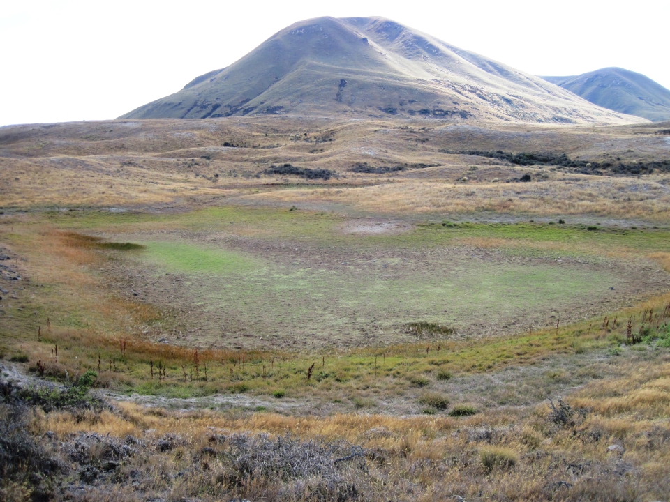 A kettle hole at Ō Tū Wharekai. Image: LEARNZ.