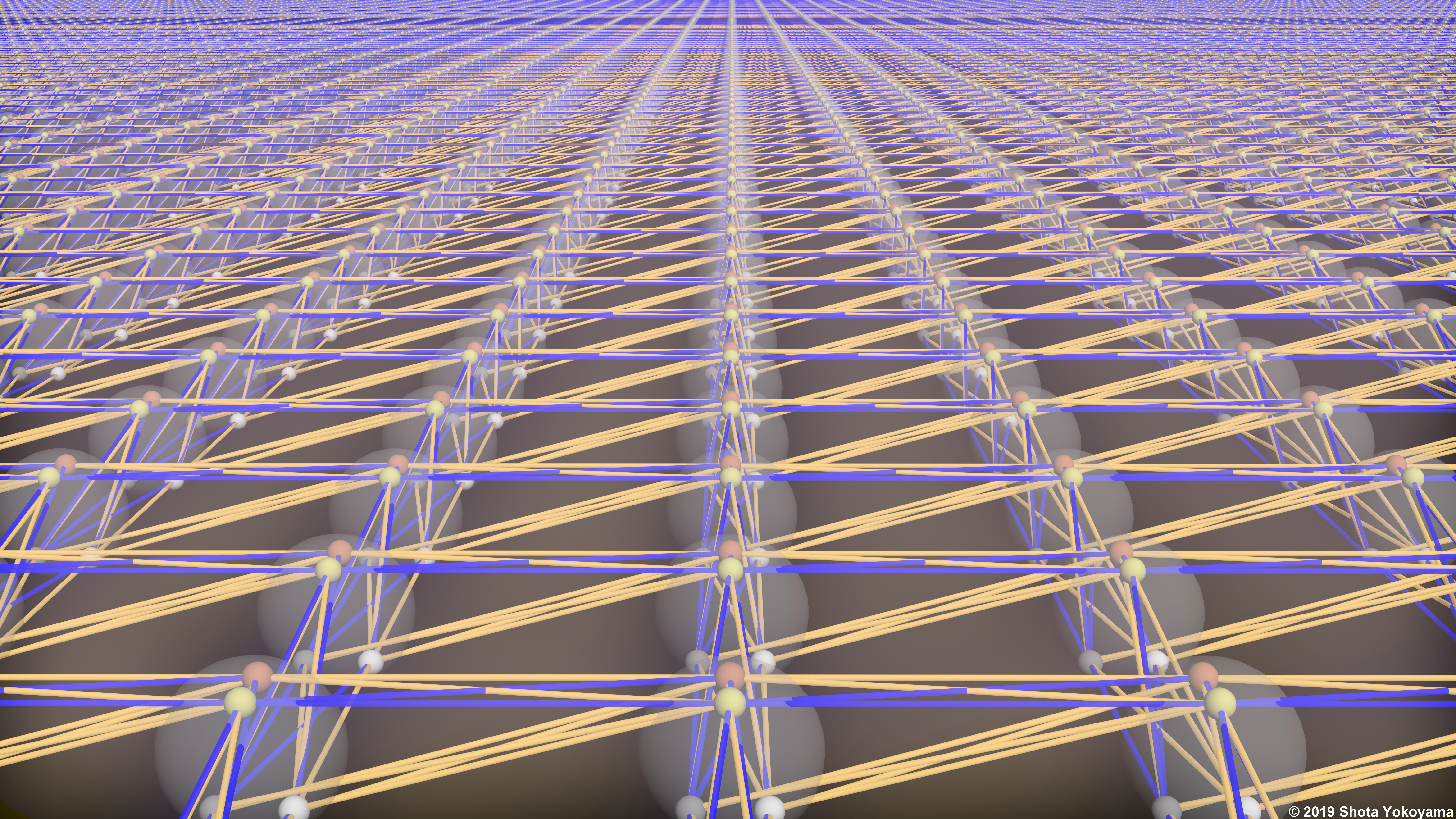 The entanglement structure of a large-scale quantum processor made of light. Credit: Shota Yokoyama 2019 