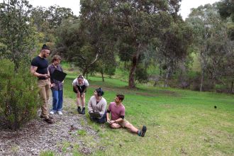 The Flinders University/NESP soil ecoacoustics team  