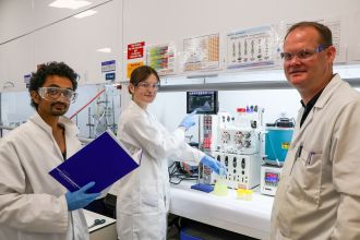 Flinders University chemistry researchers 