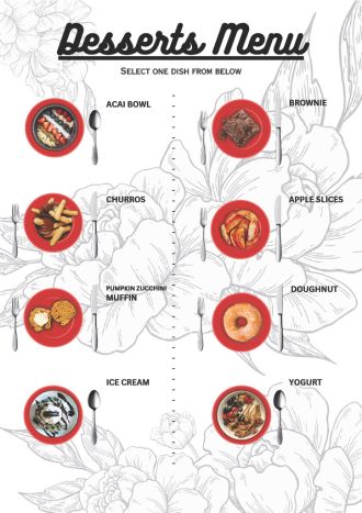Online menu 