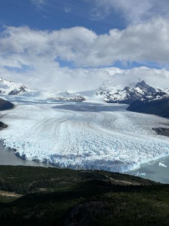 Glaciar Perito Moreno as seen from below Cerro Buenos Aires