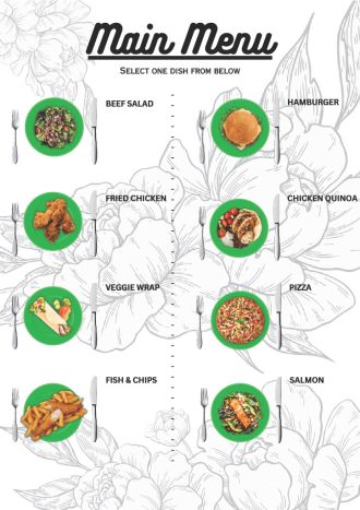Menu survey 