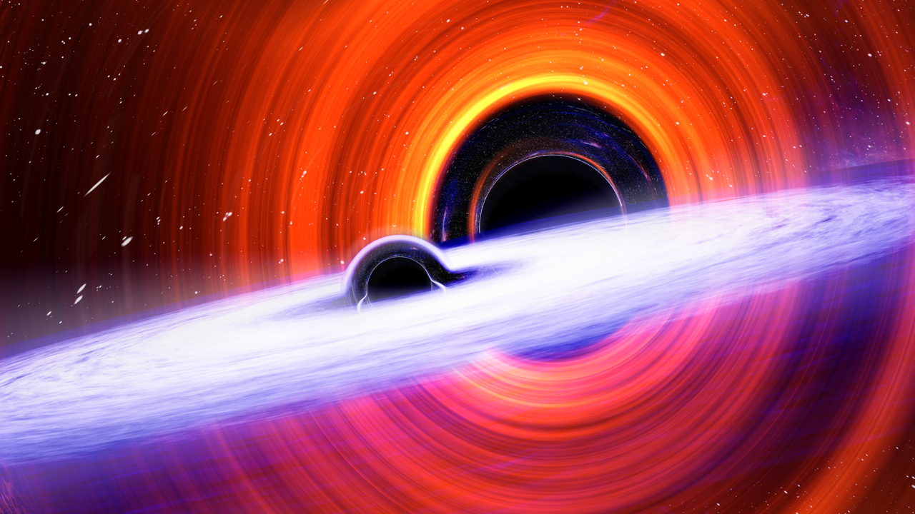 Binary Black Hole Merger – Carl Knox, OzGrav, Swinburne University of Technology