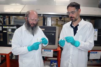 Prof Gordon Thorogood (left) and Dr Robert Raposio