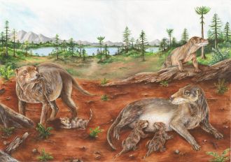 Artist's impression of Chiniquodon theotonicus