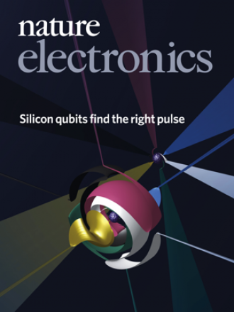 Cover of Nature Electronics, April edition