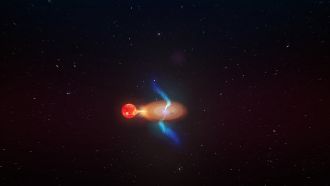 Artist’s impression of the V404 Cygni black hole X-ray binary system