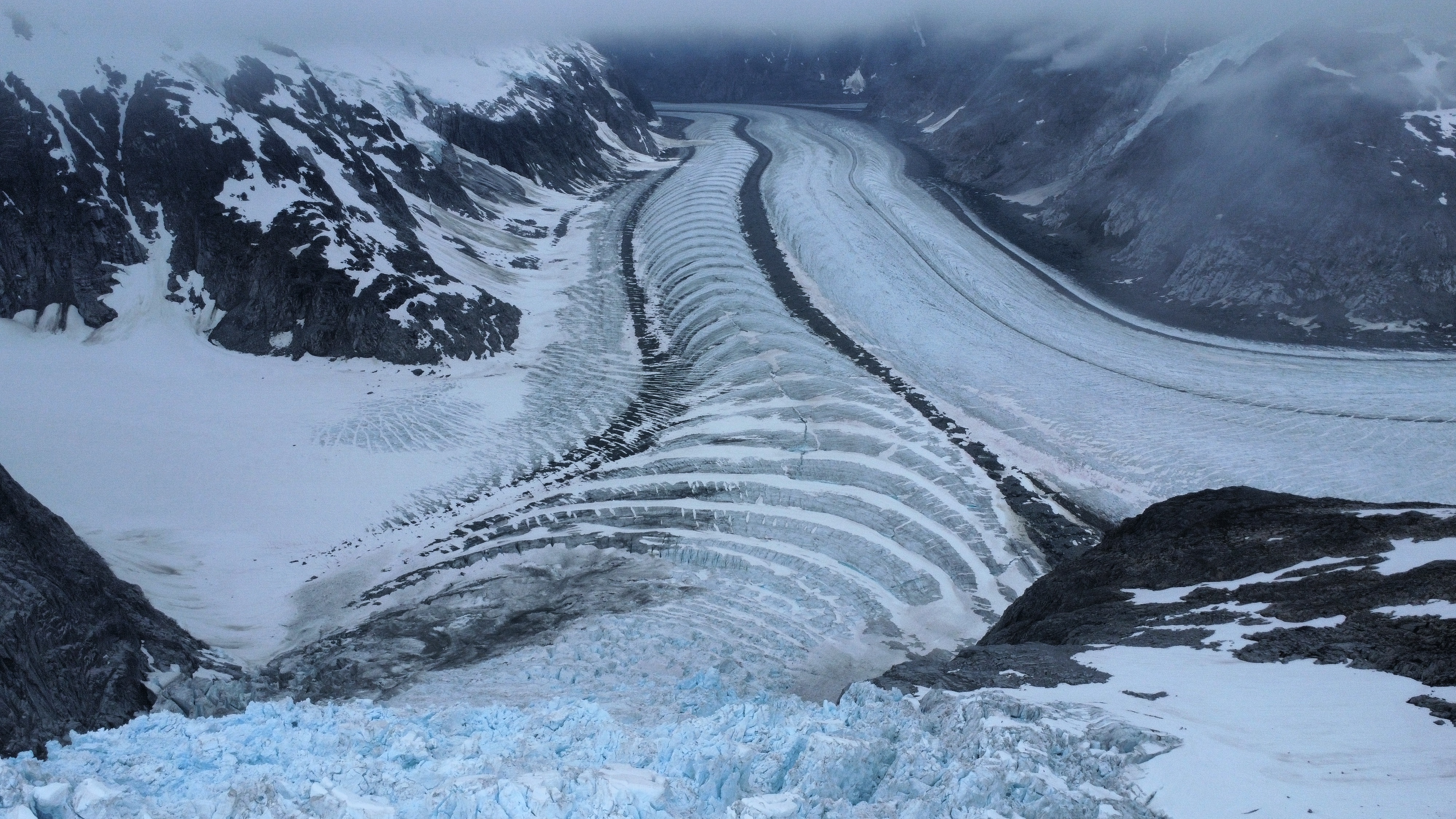 Vaughan Lewis Icefall on Gilkey Glacier, Juneau Icefield. Credit: Bethan Davies