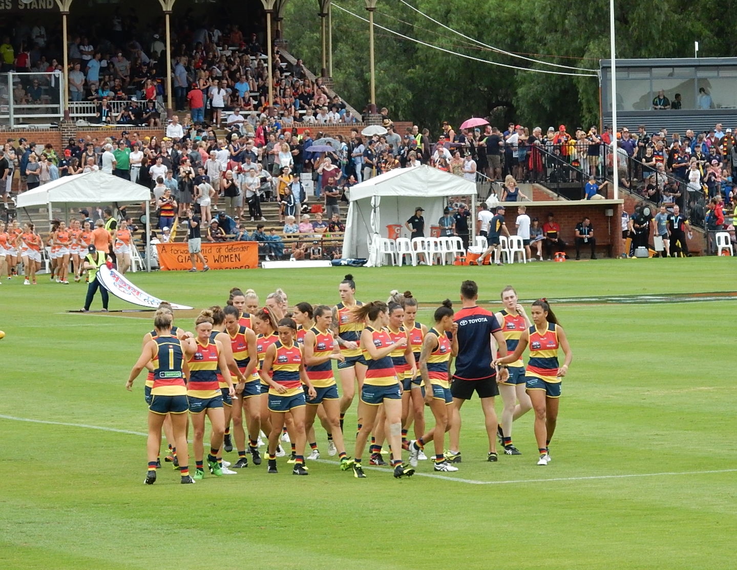 "Adelaide's AFLW Team" by mikecogh