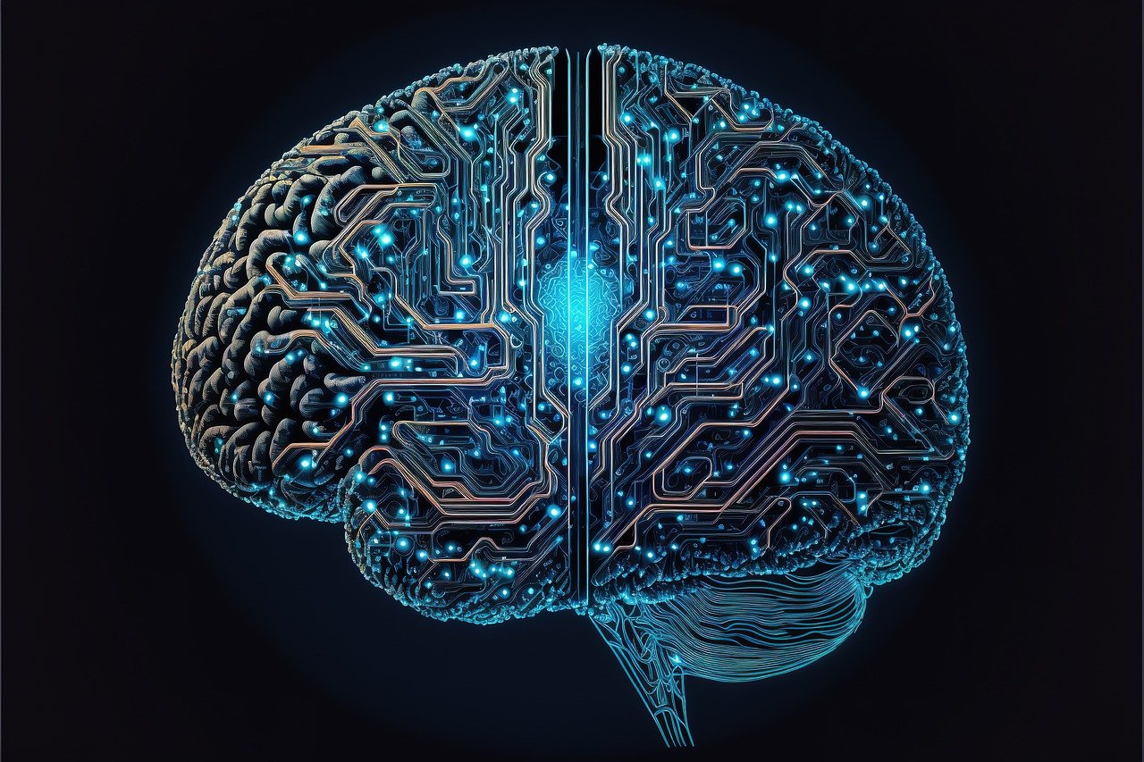 CC-0. https://pixabay.com/photos/cyber-brain-computer-brain-7633488/