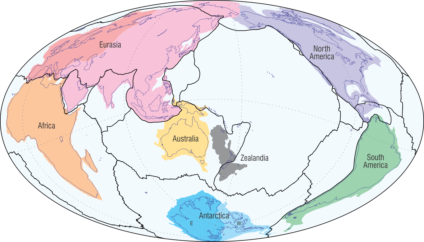 New map of Earth's continents. Credit: Nick Mortimer